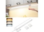 Zmh Luce Sottopensile Cucina Illuminazione Armadio A Led 30CM Luce Armadio Ricaricabile Usb Luce Armadio Dimmerabile A 3 Temperature Di Colore Luce Armadio Con Rilevatore Di Movimento