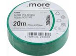 Nastro Isolante 19 Mm X 0,13 Mm Verde 20 M