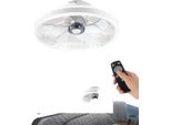 Ventilatore Da Soffitto Con Luce Led, 50W Dimmerabile, Telecomando, 50W, 5, 230V