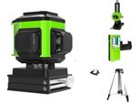 Livella Laser 4D A Raggio Verde, Alta Visibilità, Telecomando, IE12S DC11G H15