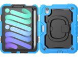 Custodia Per Ipad Mini 6 8,3" Con Supporto E Porta Stilo Blu"