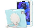Custodia Per Ipad Pro 4/3 12,9" Con Supporto E Porta Stilo Blu"