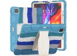 Custodia Per Ipad Air 4/5 10,9" Con Supporto E Porta Stilo Blu"