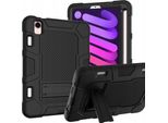Custodia Per Ipad Mini 6 8,3" Con Supporto E Stilo Nero"