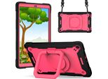 Custodia Per Ipad 8/7 10,2" Con Supporto E Tracolla Rosa"