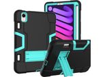 Custodia Blindata Per Ipad Mini 6 8,3" Con Supporto E Stilo Nero"