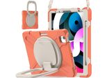 Custodia Per Ipad Pro 5/4/3 12,9" Con Supporto E Penna Stilo Arancione"