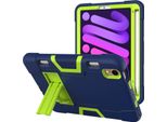 Custodia Per Ipad Mini 6 8,3" Blindata Con Supporto Blu Navy"