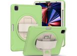 Custodia Per Ipad Air 5/Air 4/Pro 11" Con Supporto E Stilo Verde"