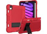Custodia Per Ipad Mini 6 8,3" Con Supporto E Stilo Rosso"
