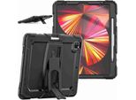 Custodia Per Ipad Air 5/Air 4/Pro 11" Con Supporto E Tracolla Nero"