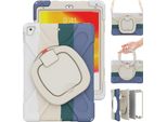 Custodia Per Ipad 6/Air 2 9,7" Con Supporto E Tracolla Colorato"