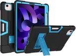 Custodia Blindata Per Ipad Pro 5/4/3 12,9" Con Supporto E Porta Stilo Blu"