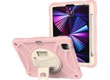 Custodia Per Ipad Air 4/5 10,9" Con Supporto E Stilo Rosa"