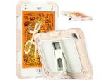 Custodia Per Ipad Mini 5/4 7,9" Con Supporto E Tracolla Rosa"