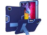 Custodia Per Ipad Pro 5/4/3 12,9" Con Supporto E Porta Stilo Blu"