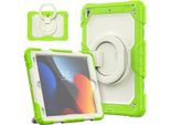 Custodia Per Ipad 9/8/7 10,2" Con Supporto E Tracolla Verde"