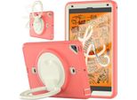 Custodia Per Ipad Mini 5/4 7,9" Blindata Con Supporto Girevole Rosa"