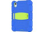 Custodia Per Ipad Mini 6 2021/8,3" Blindata Con Supporto E Porta Stilo Blu"