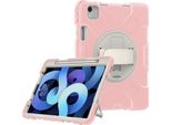 Custodia Per Ipad Mini 6 8,3" Supporto Girevole E Porta Stilo Rosa"