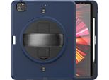 Custodia Per Ipad Pro 4/3 12,9" Con Supporto E Tracolla Blu Navy"