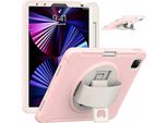 Custodia Per Ipad Air 5/Air 4/Pro 11 Con Supporto Girevole E Penna Stilo Space Pink