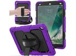 Custodia Per Ipad 9/8/7 10,2" Con Supporto E Tracolla Viola"