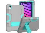 Custodia Per Ipad Mini 6 8,3" Con Supporto E Stilo Grigio"