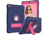 Custodia Blindata Per Ipad 6/5 9,7" Con Supporto Blu Navy"