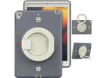 Custodia Per Ipad Air3/Pro 10,5" Blindata Con Supporto Girevole Grigio"