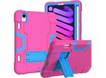 Custodia Per Ipad Mini 6 8,3" Con Supporto E Stilo Rosa"