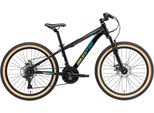 Jugendfahrrad BIKESTAR Gr. 33, schwarz, Fahrräder, Kinder, 33cm, 24 Zoll (60,96cm)