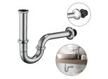 Sifone Universale Per Lavello, Lavabo, Sifone Per Tubi, Raccordo Di Scarico, Sifone Per Tubi Su Misura, Sifone Per Odori, Raccordo Di Scarico