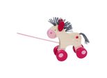 Goki Cavallo Giocattolo Da Tiro Lillie Legno Rosa