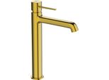 Pola Miscelatore Lavabo Verticale Oro Alto Monocomando Ceramica 297Mm BAP_G2ND