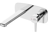 Miscelatore Da Incasso Per Lavabo Con Presa Klik Klak Cromo Argento Pola Laveo
