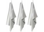 Strofinaccio Walra Dry Up - 50 X 70 - 100 % Cotone - Grigio Chiaro - 3 Pezzi