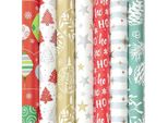 Carta Di Natale - Carta Da Regalo - Carta Da Regalo Per Natale - K649 - 2 Metri X 70 Cm - 7 Rotoli