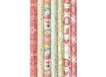 Assortimento Di Carta Da Regalo Natalizia K16 - 200 X 70 Cm - 7 Rotoli