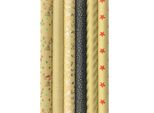 Carta Da Regalo Natalizia In Carta Kraft Per Natale - 3 Metri X 70 Cm - 6 Rotoli