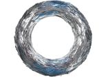 Ghirlanda D'argento - Ghirlanda - Colore Argento - Ghirlanda Natalizia - Argento - 40 X 40 X 5,5 Cm