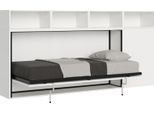 Itamoby - Letto Singolo A Scomparsa Kando Comp.A Con Materasso Bianco Frassino