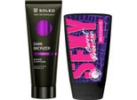 Tecnologia Soleo Tan Terra Abbronzante Scura + Wild Tan Sexy Carota Senza
