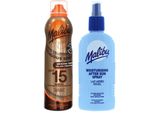 Malibu SPF15 Olio Con Cocco 175Ml + Balsamo Spray Dopo Abbronzatura 200 Ml