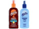 Malibu SPF4 Olio Abbronzante Con Balsamo Monoi + Spray Dopo Aver Abbronzato 200 Ml