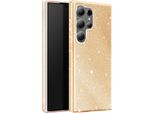 Avizar, Custodia In Silicone Scintillante Per Samsung S24 Ultra - Ultrasottile E Antiurto, Oro