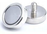 Supporto Per Magnete Al Neodimio 25X17 Filettatura Esterna M5 5 Pezzi