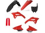 Kit Carene 9 Pezzi Acerbis Nero/Rosso Per Honda Crf R