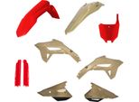 Kit Carene 9 Pezzi Acerbis Rosso/Oro Per Honda Crf R