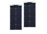 Pannello Solare Monocristallino Flessibile, Alta Efficienza, Design Resistente, 100W Bianco